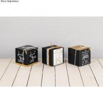 Actual product image Rayher Folding box, black, 3 pieces (Gift box, 3 x)