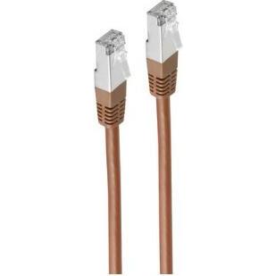 Shiverpeaks -BASIC-S--Patchkabel cat. 5e SF/UTP braun 15m (S/UTP, CAT5e, 15 m), Netzwerkkabel