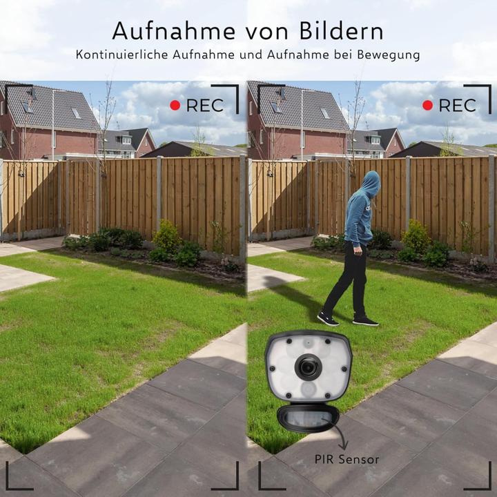 Actual product image Elro CZ60RIPS-4 Draadloze 1080P HD Complete Beveiligingscamera Set - Met 4 cameras, 9 inch monitor en App (1920 x 1080 Pixels)