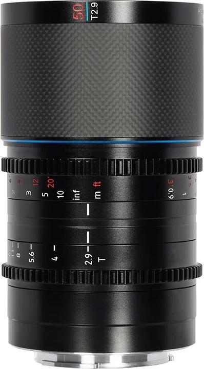 Actual product image Sirui Saturn 50mm T2.9 1.6x anamorphic carbon full-frame lens DJI DL-Mount (Neutral Flare) (Dji DL Mount, full size)
