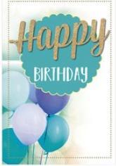 Immagine prodotto Susy Card Biglietto di compleanno glitterato "Evviva" (1 pz.)