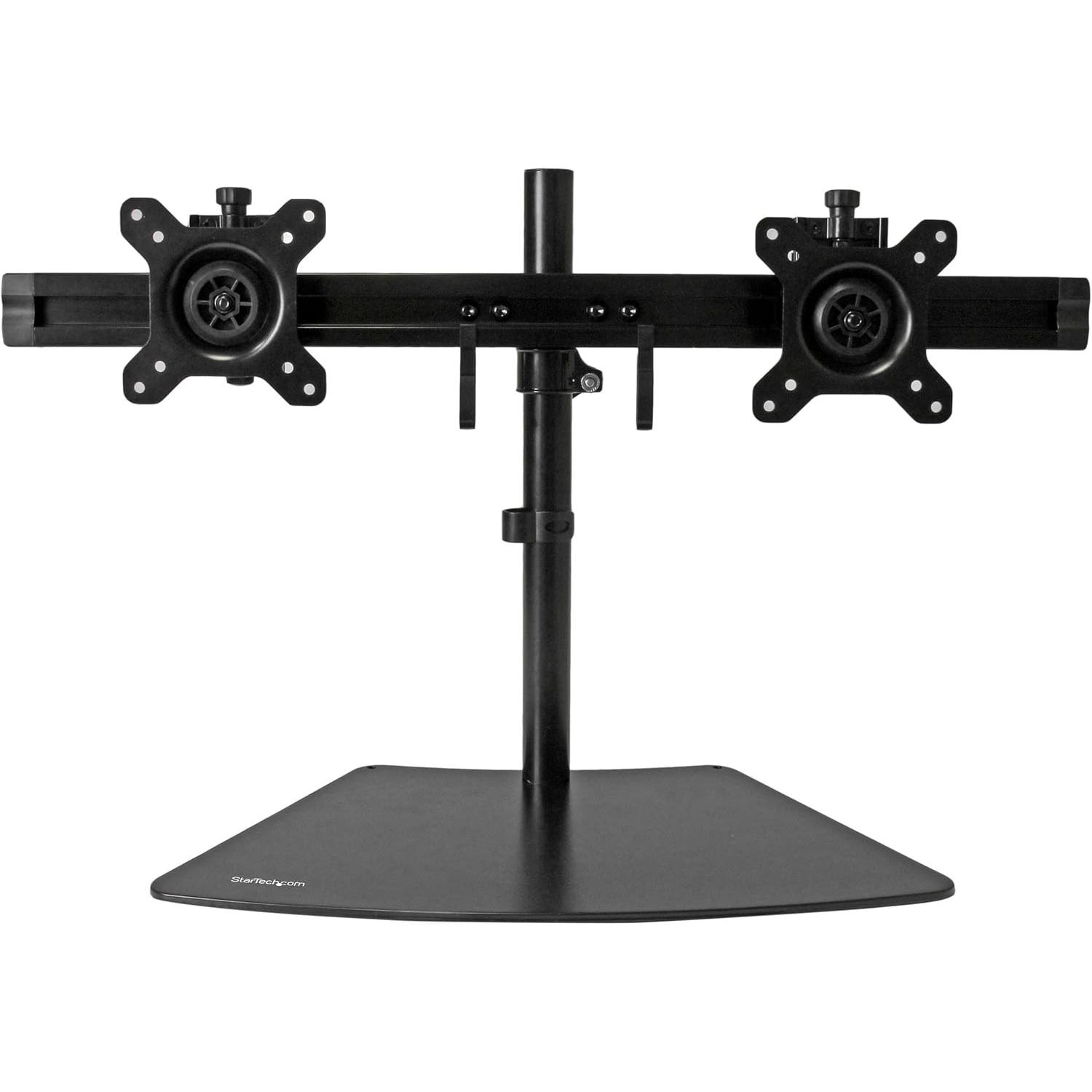 StarTech Dual monitor standaard (Tisch, 24", 8 kg), Monitor Halterung, Schwarz