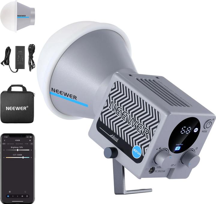 Produktbild Neewer HS60B Handheld Bi-Color LED Video Light (Videoleuchte)