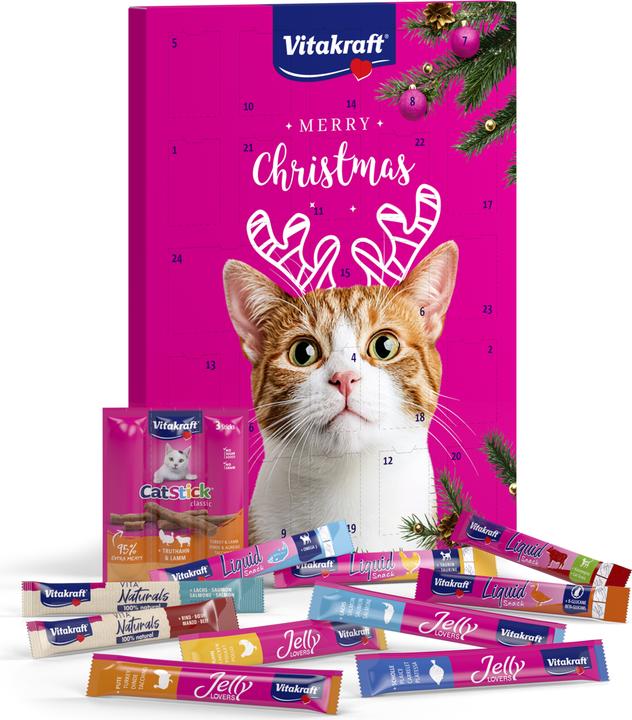 Actual product image Vitakraft Advent calendar for cats (Adult, Junior, 1 pcs., 363 g)
