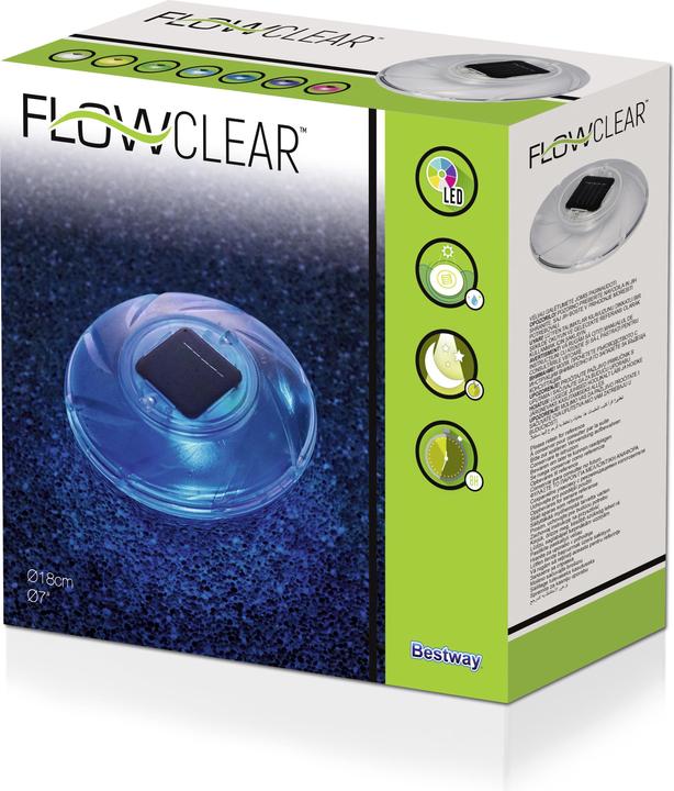 Actual product image Bestway Solar pool light with colour change