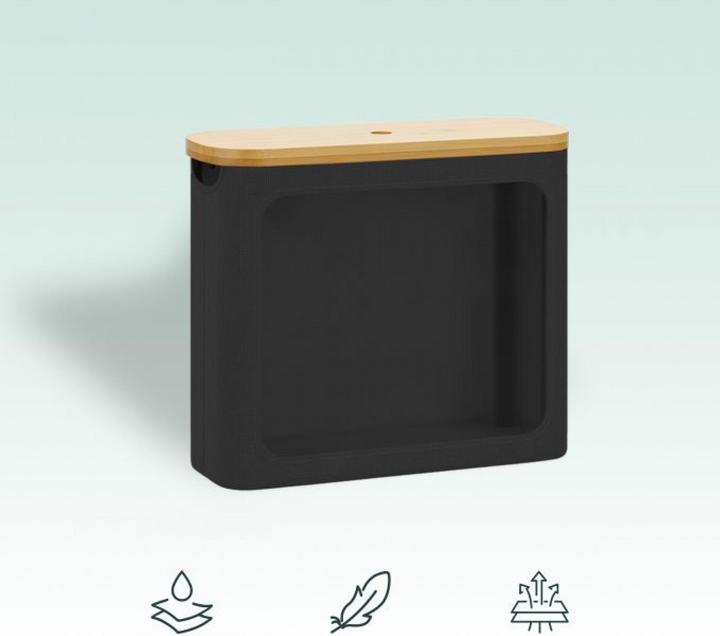 Actual product image Relaxdays Toilet roll storage