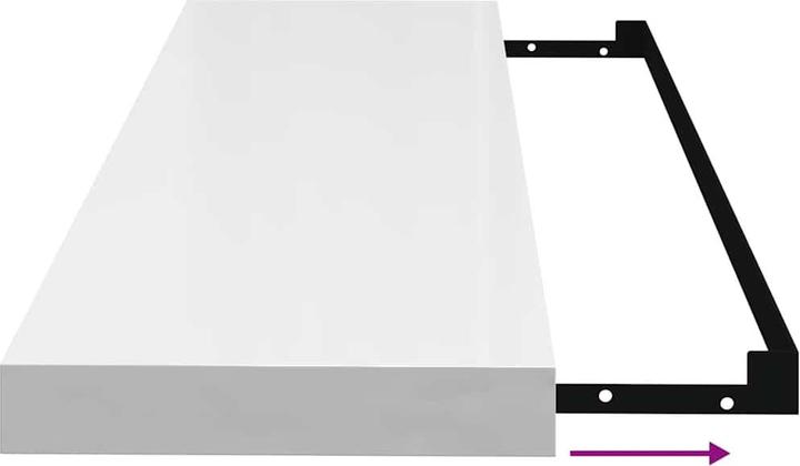 Actual product image vidaXL Wandregal (23.50 x 80 x 3.80 cm)