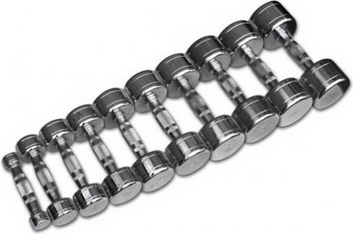 Actual product image IFS Chrome dumbbells (1 x 1 kg)