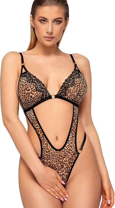 Anais Body harnais ouvert Lucky - XXL/3XL - Leopard (3XL, XXL)