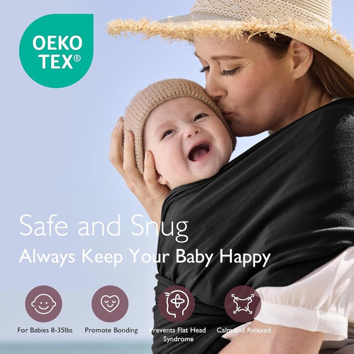 Actual product image Momcozy Baby Wrap Carrier Slings (0.22 m)
