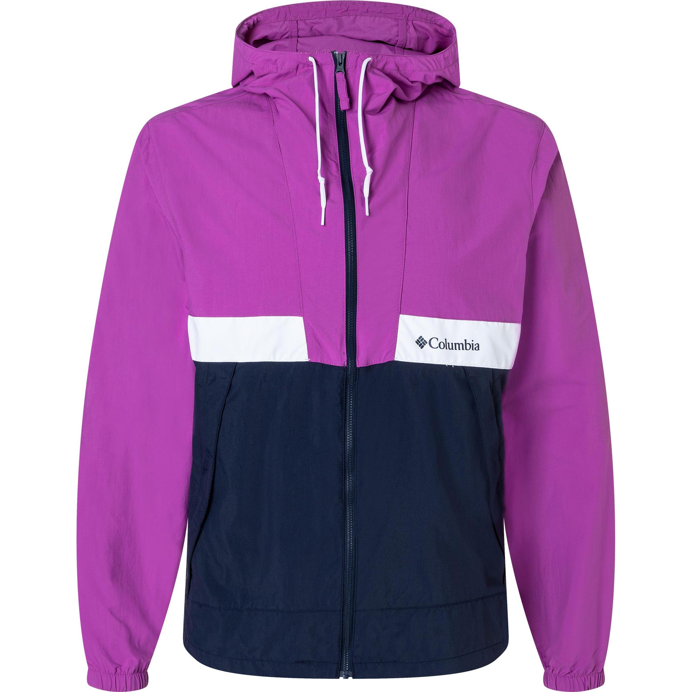 Columbia, Herren, Jacke, Spire Valley™ Hooded Windbreaker (L), Violett, L