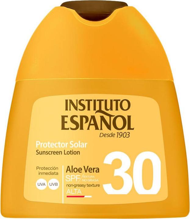 Instituto Español Instituto Espanol Solar Protection Aloe Vera Lotion Spf30 100 Ml