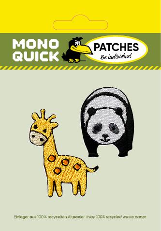 Produktbild Mono Quick Panda und Giraffe (2 Stk., 2.20 x 2.80 cm)
