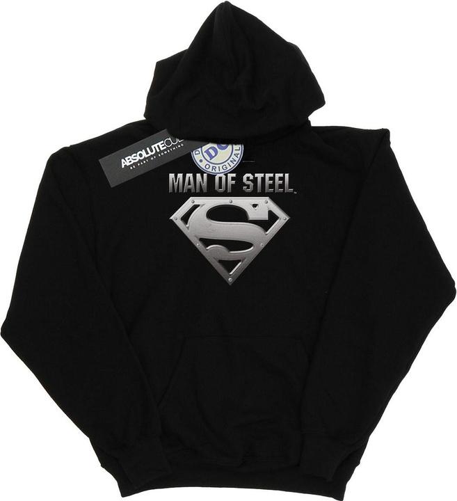 Immagine prodotto Superman Man Of Steel Shield Felpa con Cappuccio Ragazzi (152, 158)
