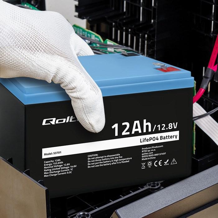 Produktbild Qoltec Versorgungsbatterie (12.80 V, 12 Ah)