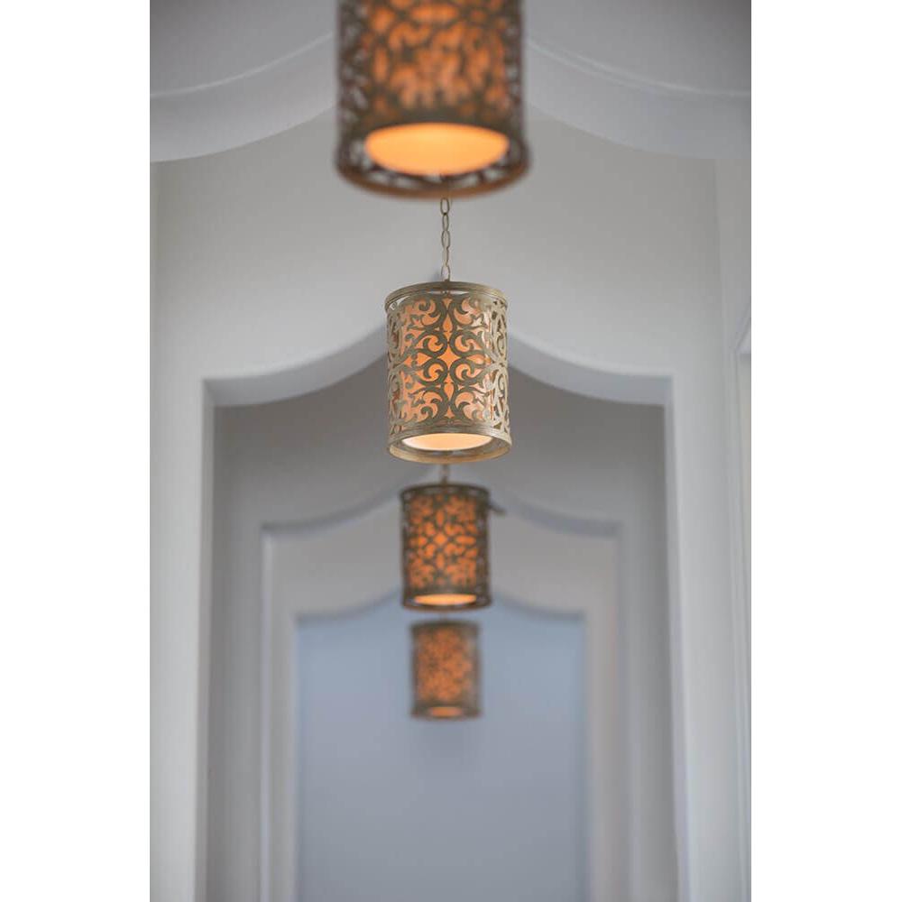 Thumbnail - Elstead Lighting, Pendelleuchte, Carabel Hängeleuchte E27 Gebürsteter Champagner (E27)