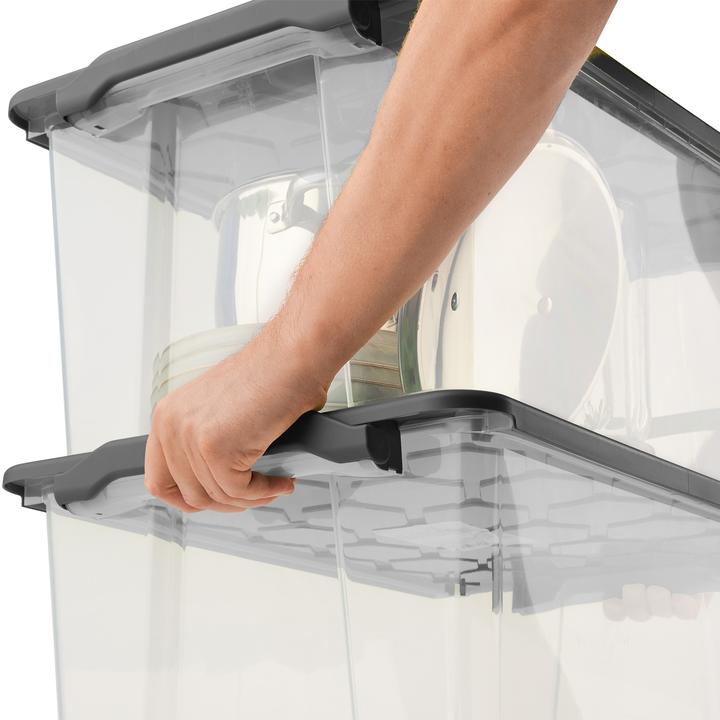 Produktbild Rotho 3er Set Box 65 l EVO SAFE (59 x 39.5 x 41 cm, 65 l)