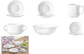 Image du produit Esmeyer Assiette à dessert "TRIANON", diam. 195 mm, blanc Vaisselle en verre trempé, blanc uni, lavable au (6 x)