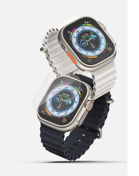 Image du produit Ringke Apple Watch Ultra Protecteur d'écran en verre trempé (4pcs) Transparent