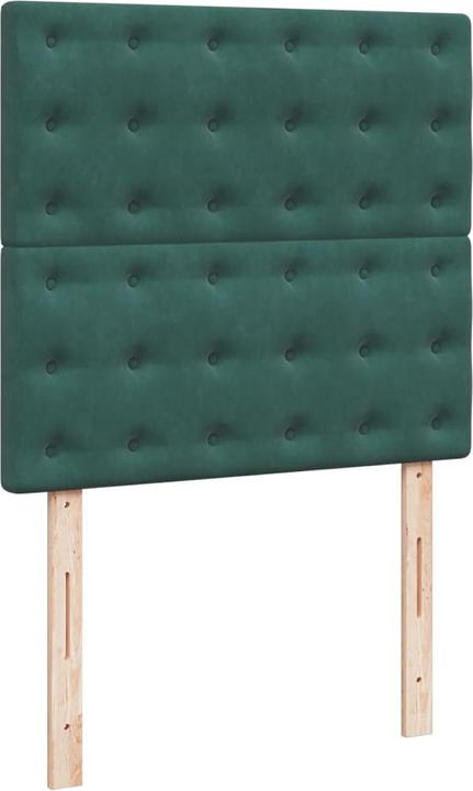 Produktbild vidaXL Bo x springbett mit Matratze 160 x 200 cm Samt (160 x 200 cm)