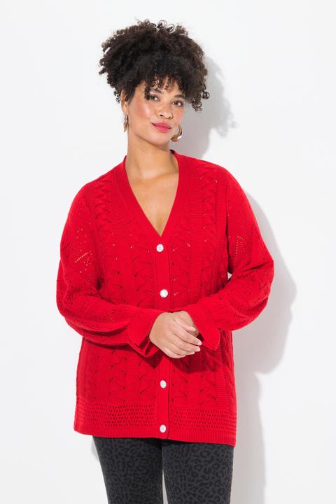 Actual product image Miamoda Strickjacke, Langarm mit Volant (46, 48)
