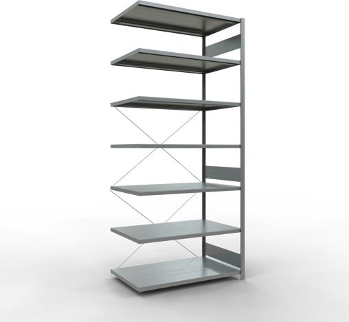 Actual product image Schulte Lagertechnik MULTIplus250 boltless bay system with cross brace