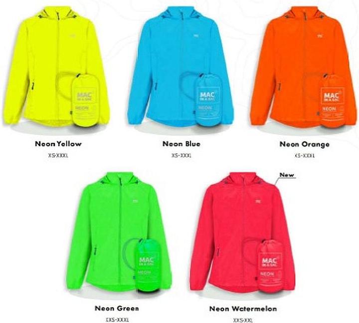 Immagine prodotto Mac in a Sac giacca da pioggia NEON (XL)