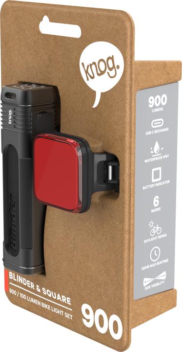 Actual product image knog. Blind (900 lm, 100 lm)
