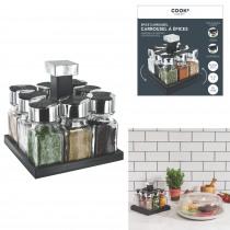 Actual product image Cook Concept square carousel 8 pots with plastic lid