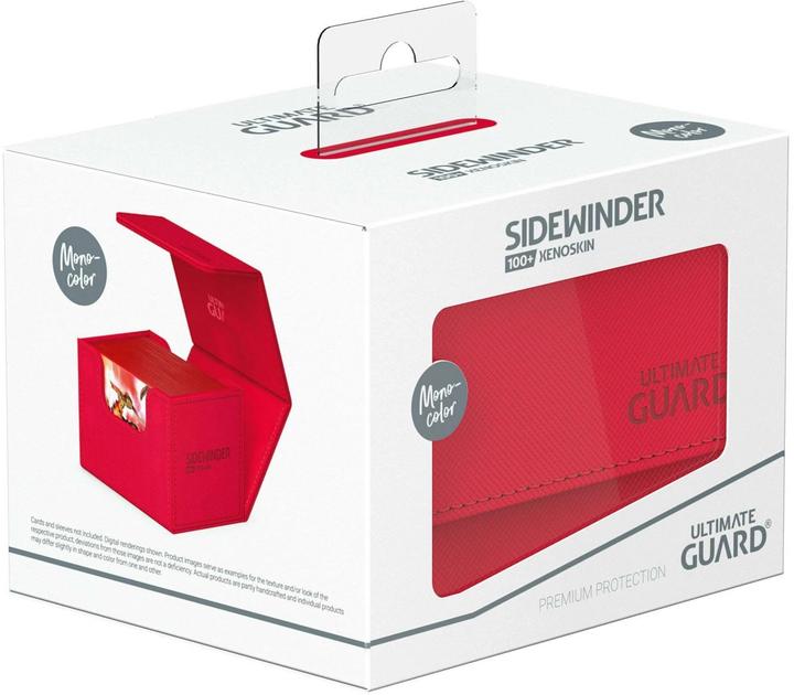 Produktbild Ultimate Guard UGD011212 - Sidewinder 100+ XenoSkin Monocolor, Rot