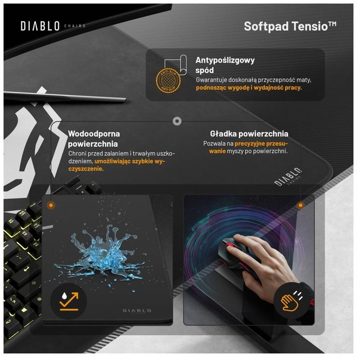 Immagine prodotto Diablo Scrivania con regolazione in altezza Sedie X-TENSIO 1400 nero