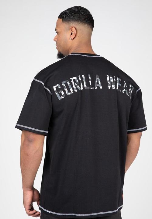 Produktbild Gorilla Wear Saginaw Oversized T-Shirt - Schwarz (XXL)