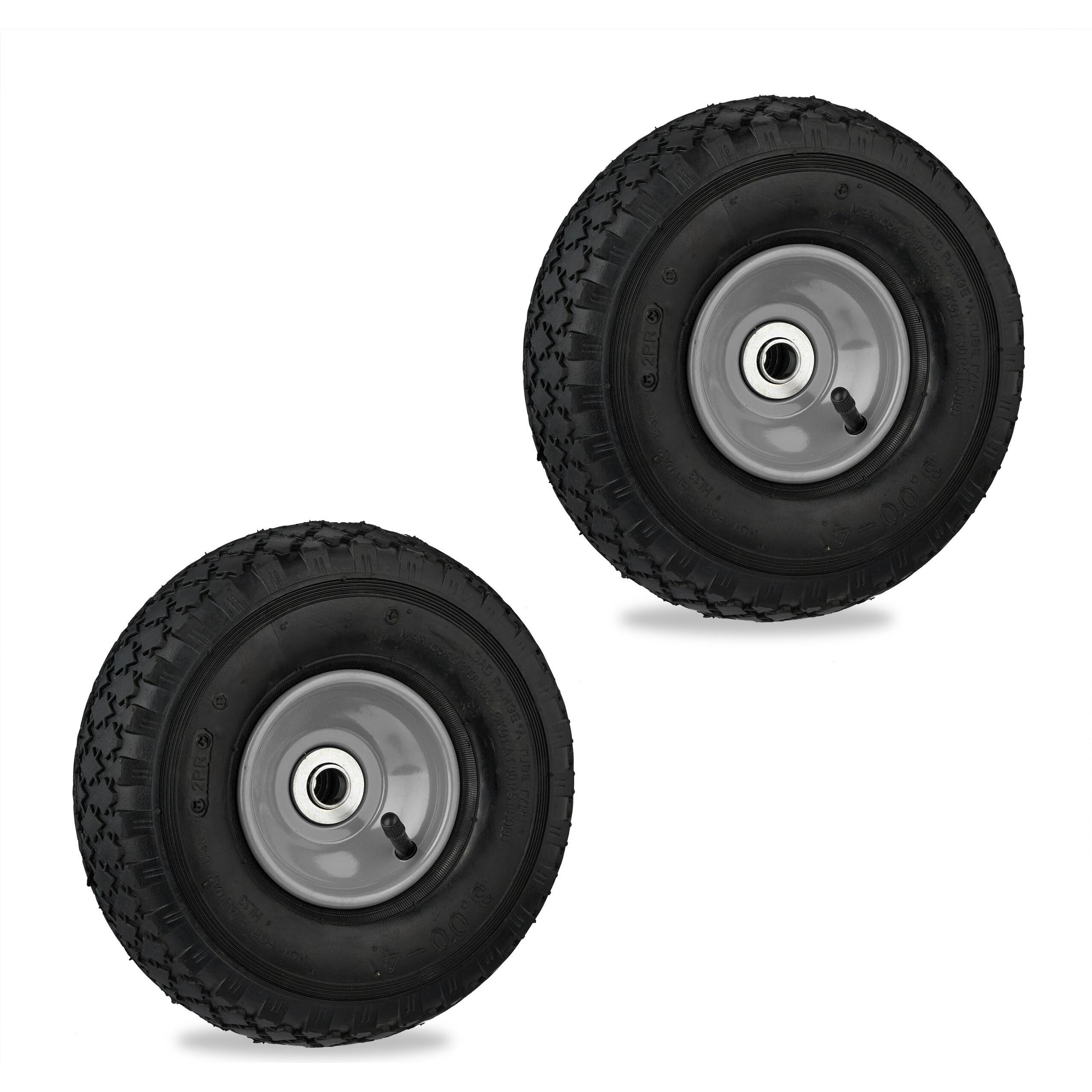 Thumbnail - Relaxdays, Transportwagen, 2x Sackkarrenrad (136 kg)