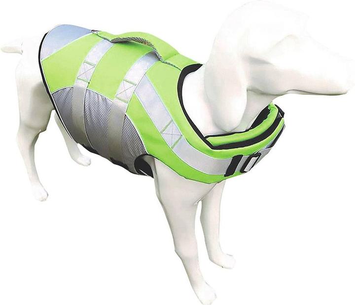 Produktbild Just White Hunde-Schwimmweste neon-grün (S, Hundeschwimmweste)