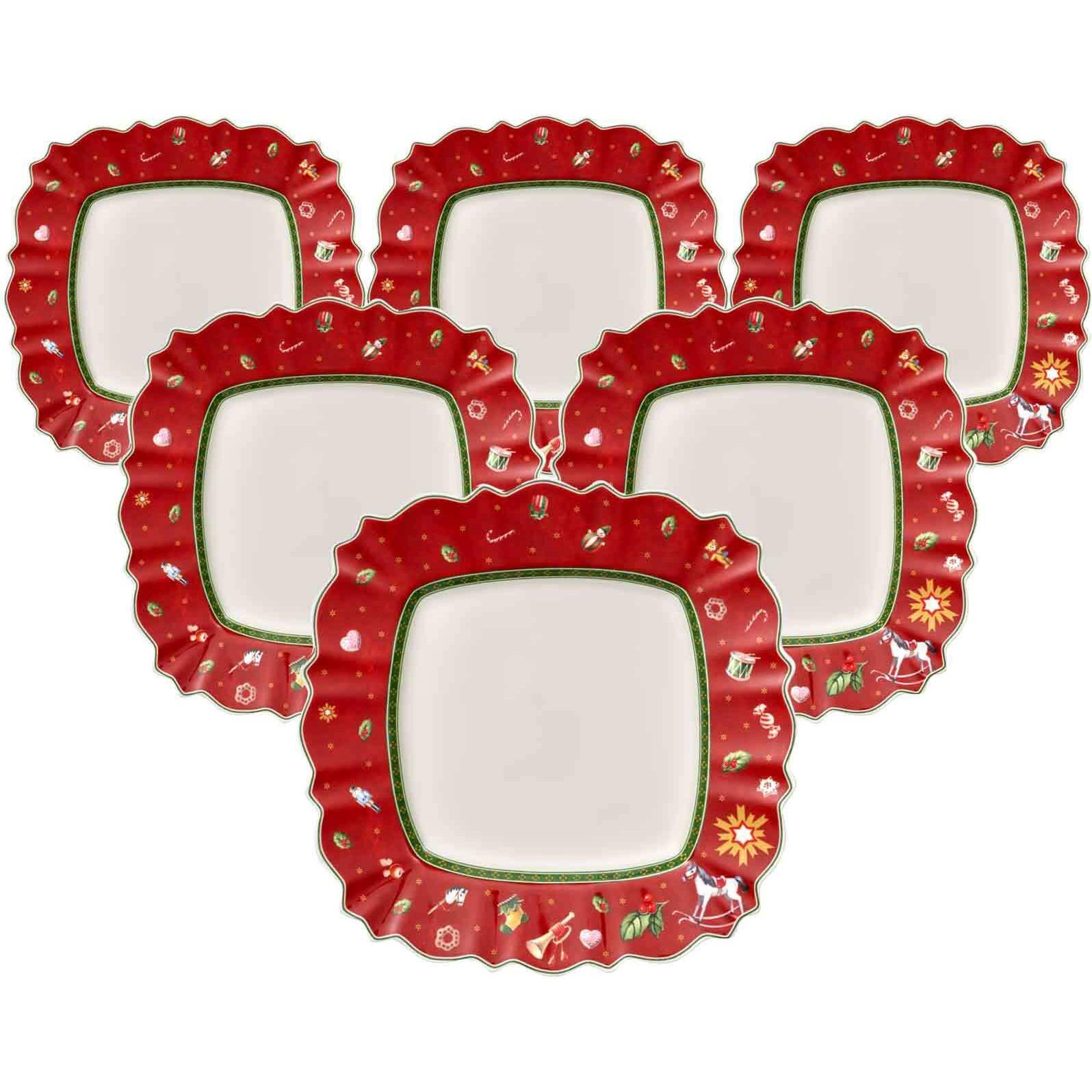 Villeroy & Boch Toy's Delight Speiseteller, Teller, Rot