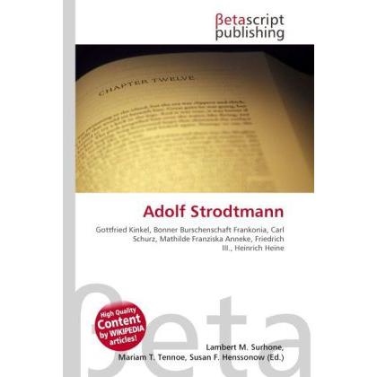 Adolf Strodtmann, Fachbücher