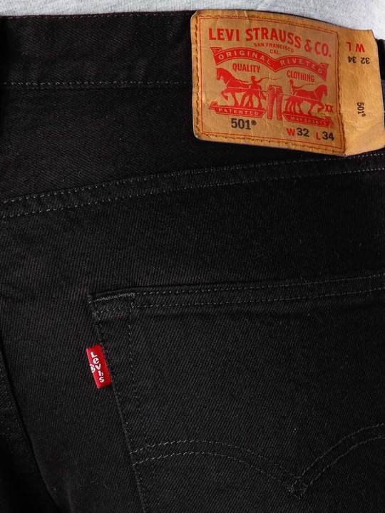 Actual product image Levis 501 jeans blacklist stretch (W30/L32)