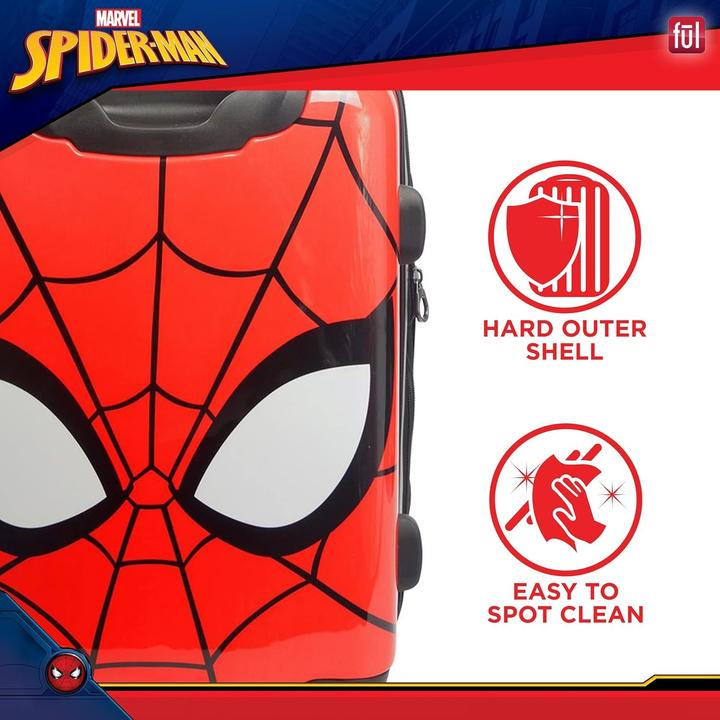 Actual product image Ful Spider-Man Big Face Hardside Carry-On