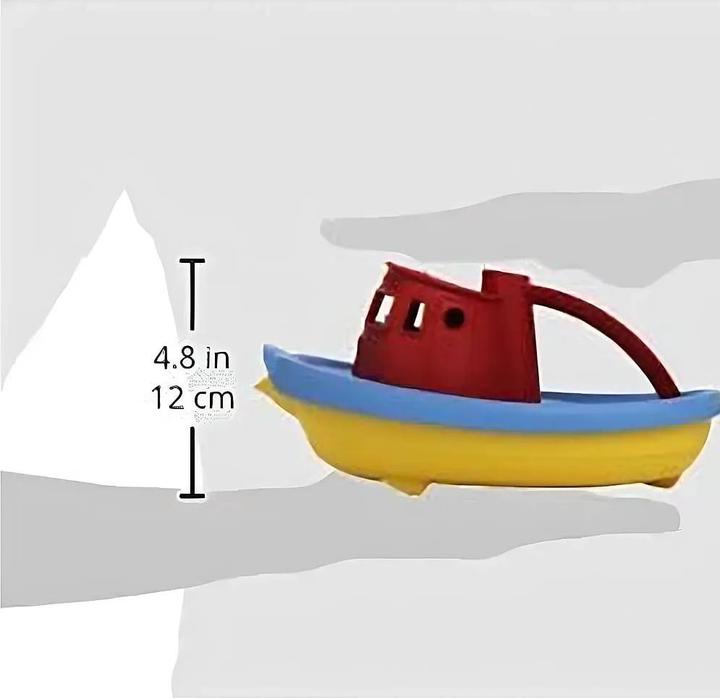 Actual product image Green Toys Tugboat - Red / Blue