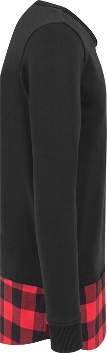 Actual product image Urban Classics Long Flanell Bottom Open Edge Crewneck (L)