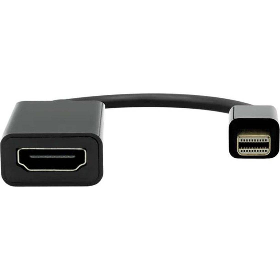 Garbot Cableadapter MiniDP-HDMI. M/F. Black. 17cm (17 cm), Data + Video Adapter, Schwarz