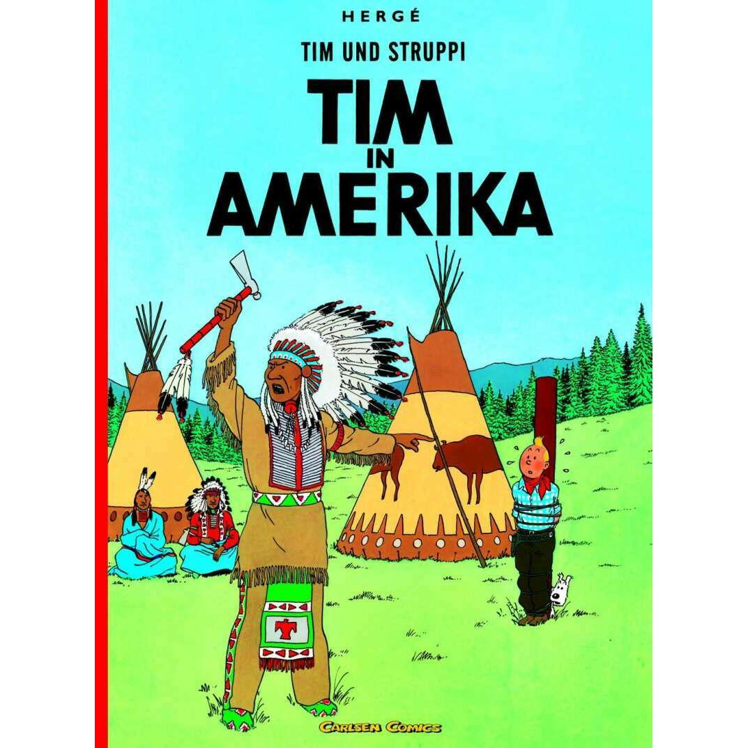 Tim in Amerika, Belletristik von Hergé