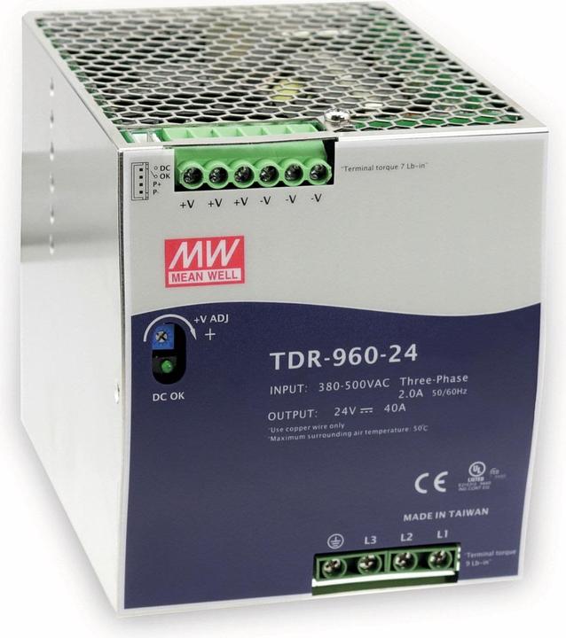 Produktbild MeanWell HutschienenNetzteil (DINRail)
