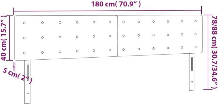 Image du produit VidaXL Raiden (180 x 5 x 88 cm)