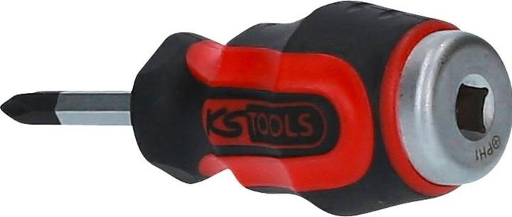 Produktbild KS Tools ERGOTORQUEmax Schlagkappen-Schraubendreher, kurze Form (Phillipps-Kreuzschlitz (PH))