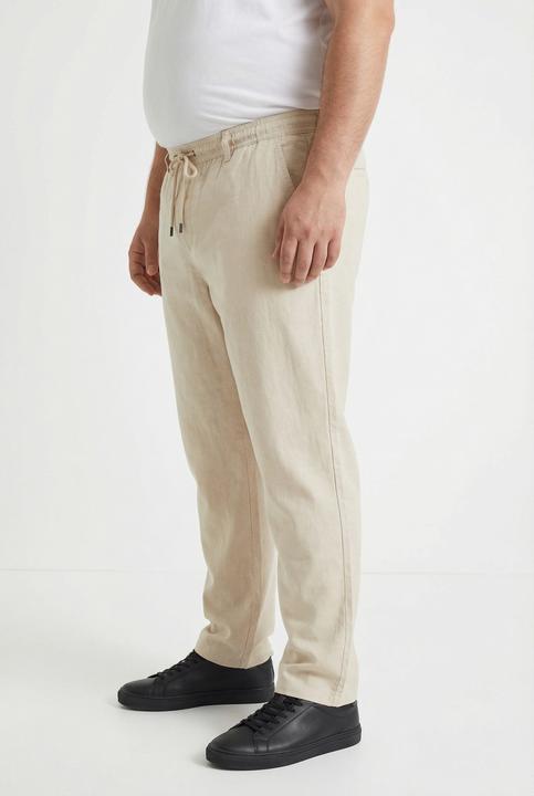 Produktbild Men+ Leinenmix-Hose, Relaxed Fit, Elastikbund (L)