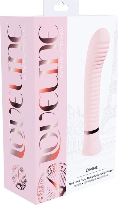 Productafbeelding Loveline Divine - Ribbed G-spot Vibe - Pink