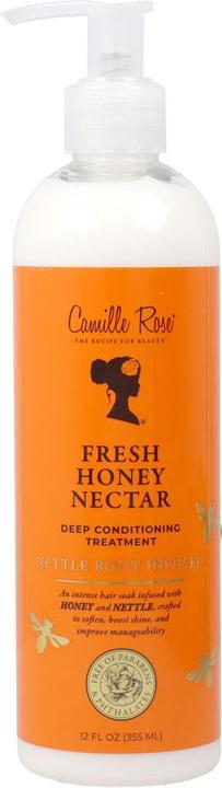 Actual product image Camille Rose Fresh Honey Nectar Deep Conditioning Treatment for Hydrating, Stimulating Hair Growth and Adding Shi (355 ml)