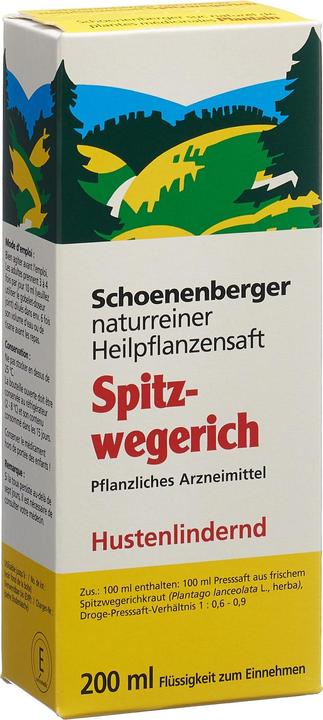 Produktbild Schönenberger Spitzwegerich Heilpflanzensaft Saft