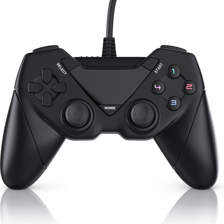 Produktbild CSL 2x Gamepad Set, Gaming USB Controller für Android, PC / PS3 / Playstation / Direct-Input / X-Input (Android, PC)